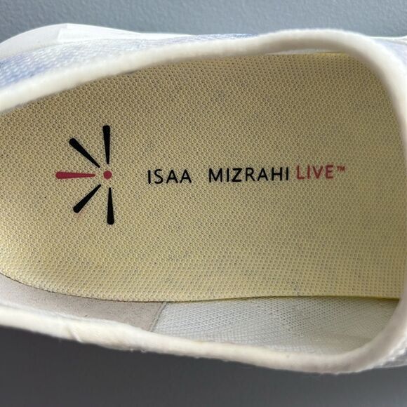 New Isaac Mizrahi Tie Dye Gray Multi Sneakers Size 8.5 - Picture 6 of 7